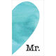 Half Heart Mr. Luggage Tags Image 3 of 3